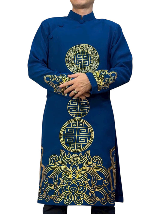 Áo Dài for Men | Vietnamese Traditional Long Dress for Men | 3 Colors