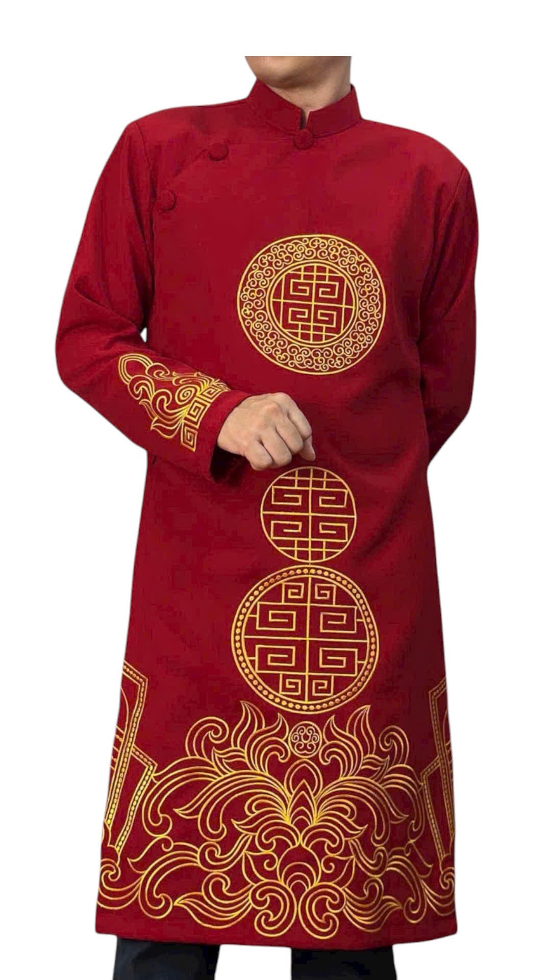 Áo Dài for Men | Vietnamese Traditional Long Dress for Men | 3 Colors