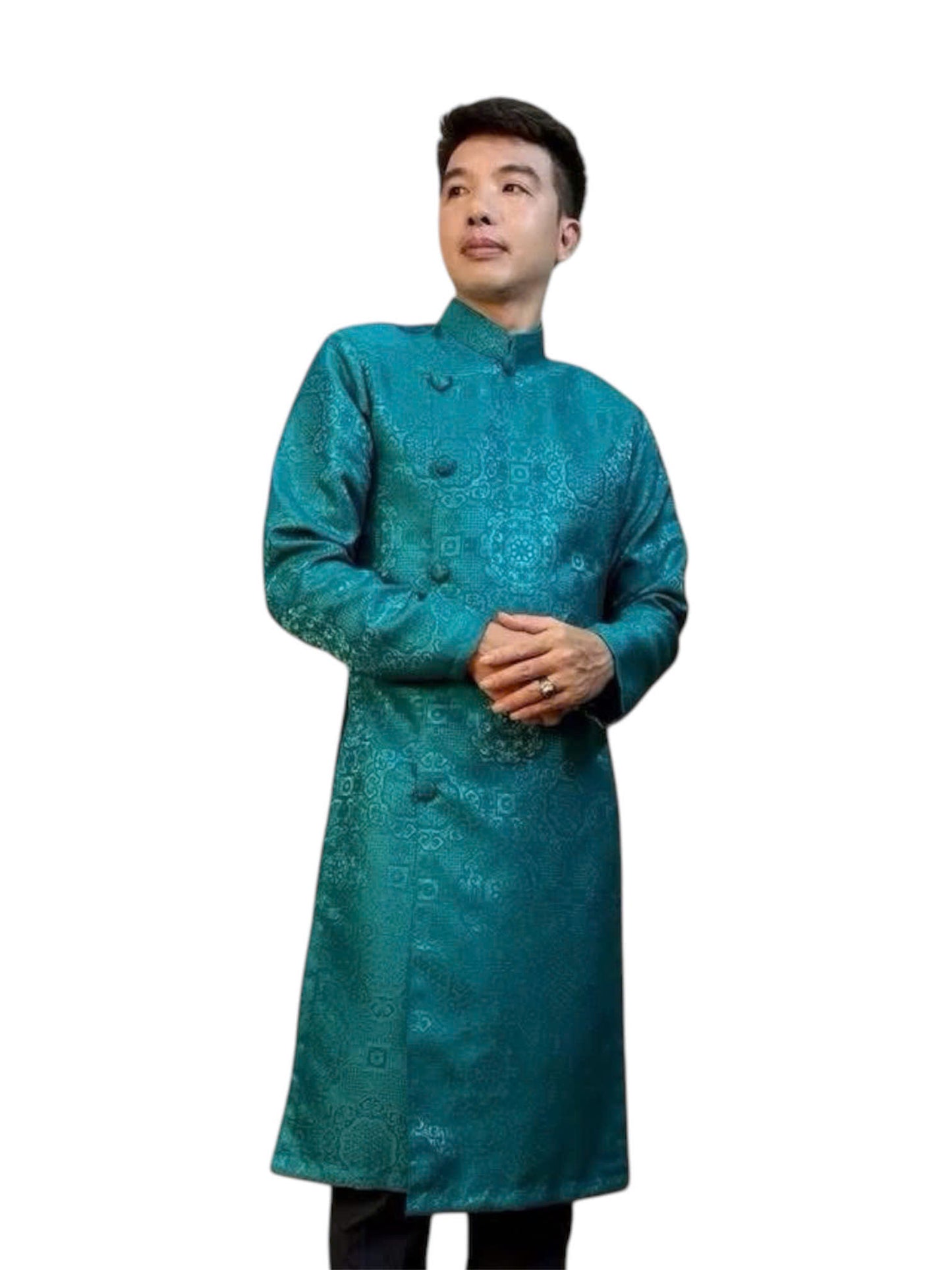 Gấm Áo Dài for Men | Vietnamese Traditional Long Dress for Men | 3 Colors