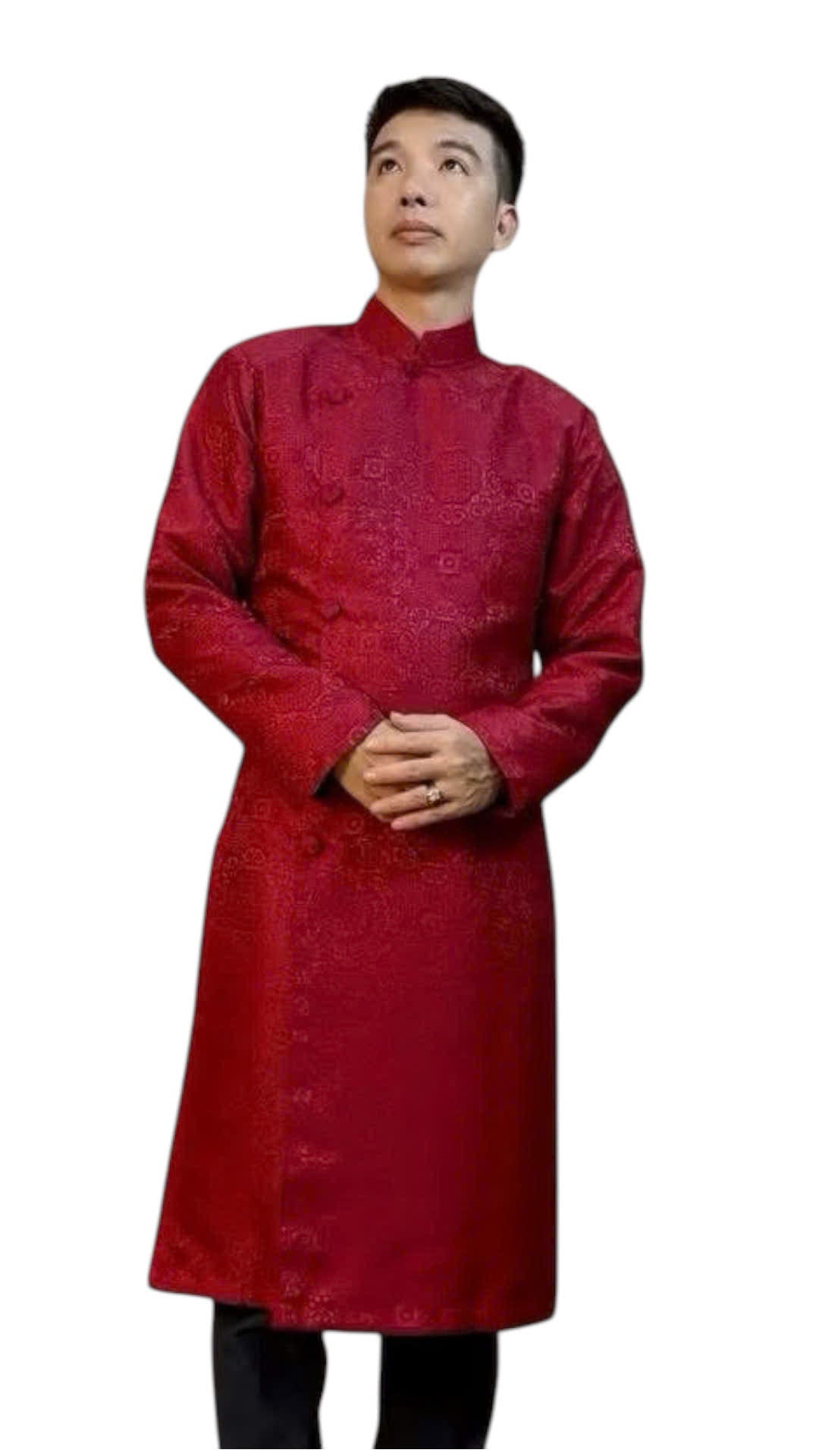 Gấm Áo Dài for Men | Vietnamese Traditional Long Dress for Men | 3 Colors