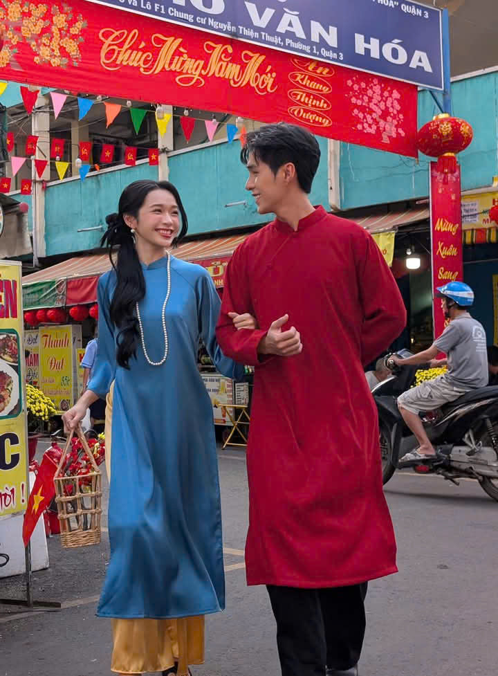 Plain Ao Dai For Men- Vietnamese Traditional Ao Dai