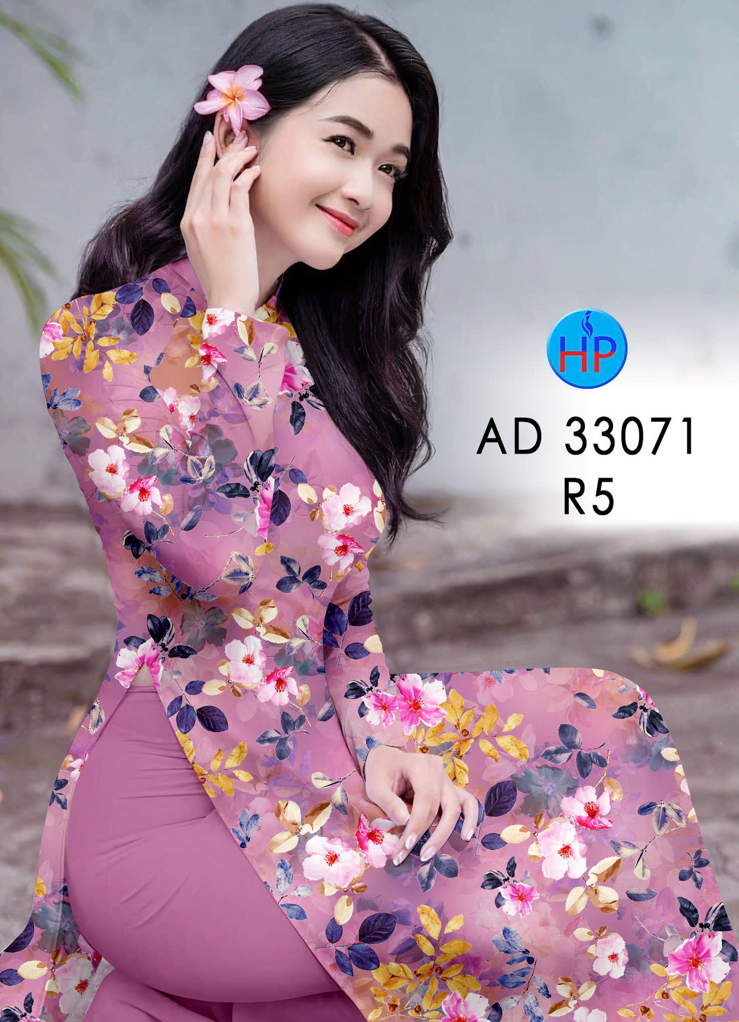 3D Floral Ao Dai For Women | Traditional Ao Dai Vietnamese