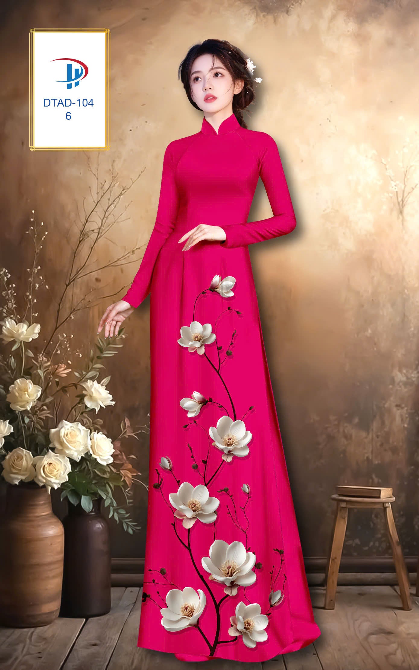 3D Silk Traditional Ao Dai Vietnam | Vietnamese Ao Dai For Women