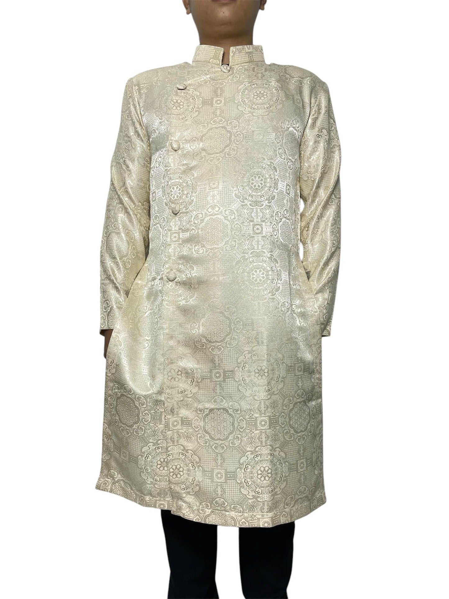 Cream Men Ao Dai Vietnam | Men Dress