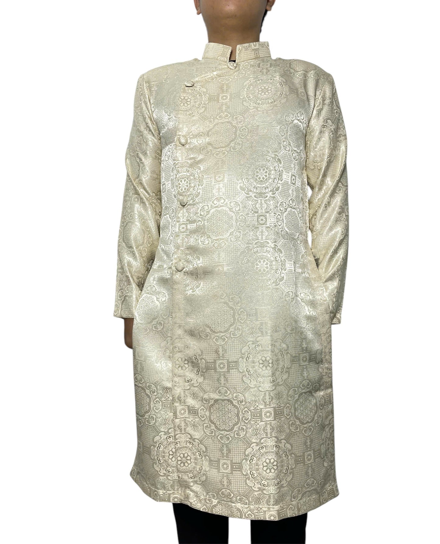Cream Men Ao Dai Vietnam | Men Dress