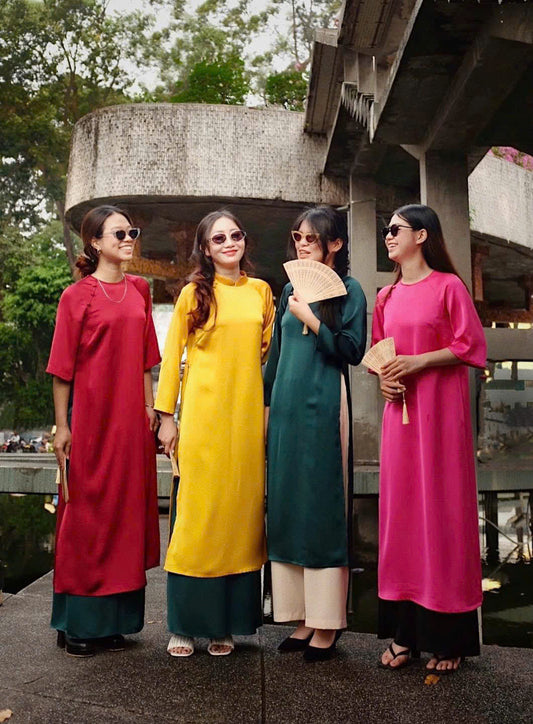 Loose Ao Dai | Áo Dài Dáng Suông | Ao Dai Viet Nam