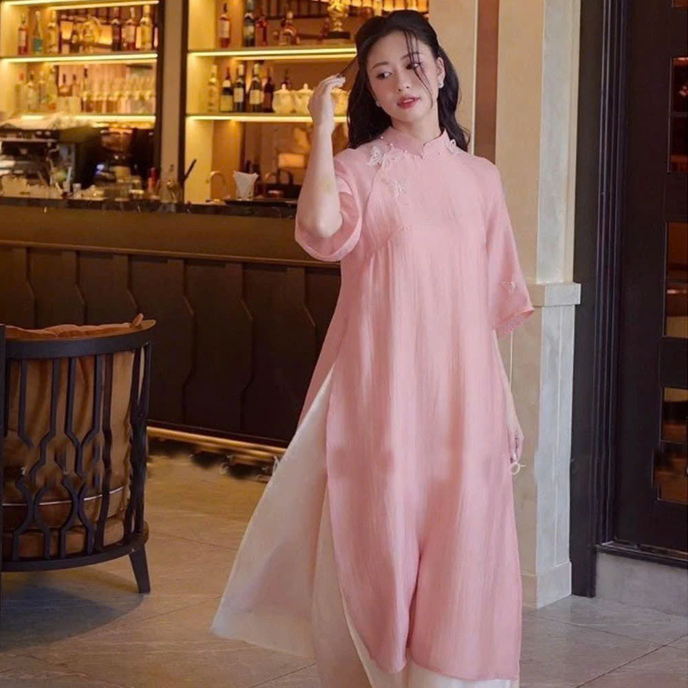 Vietnamese Modernized Ao Dai | 3D Butterfly Ao Dai For Women | Lunar New Year