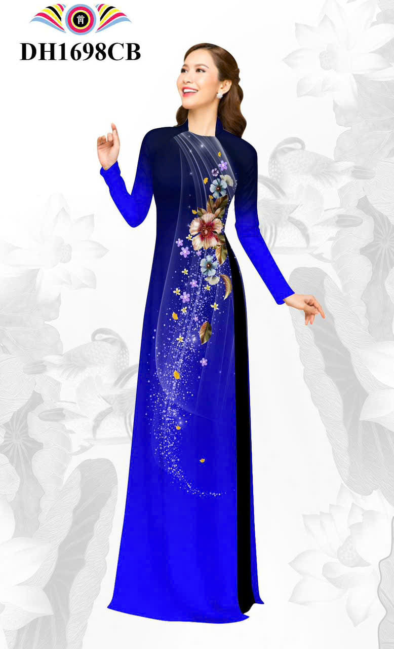 Pre-order: 3D Printed Ao Dai Women - Vietnamese Long Dress Ao Dai