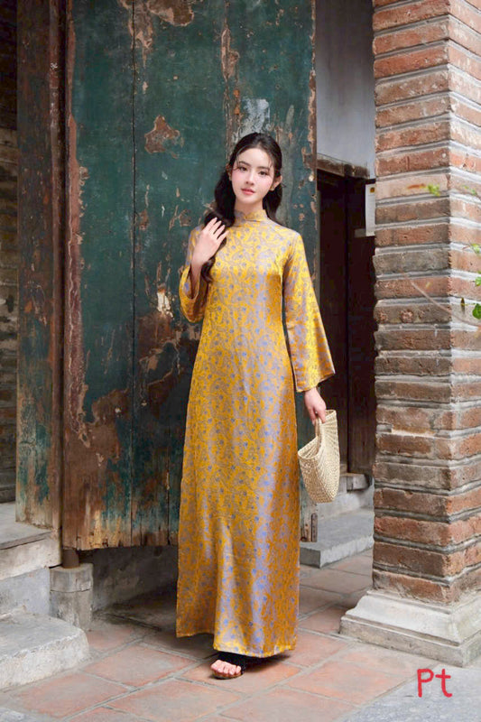 Pre-order Silk Ao Dai Dress| Vietnamese women's ao dai | Ao dai For Special Events