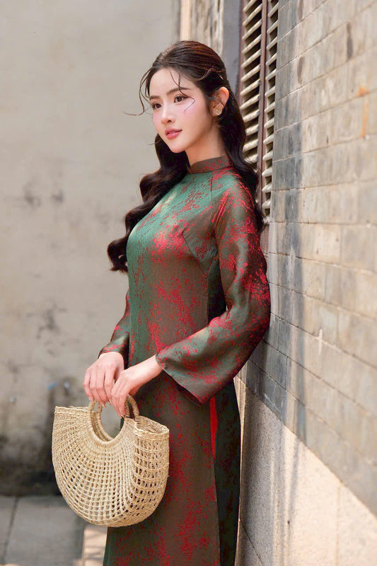 Pre-order Silk Ao Dai Dress| Vietnamese women's ao dai | Ao dai For Special Events