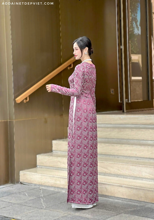 Áo Dài Tơ Lụa- Cao Cấp | Vietnamese women's ao dai | Ao dai special events