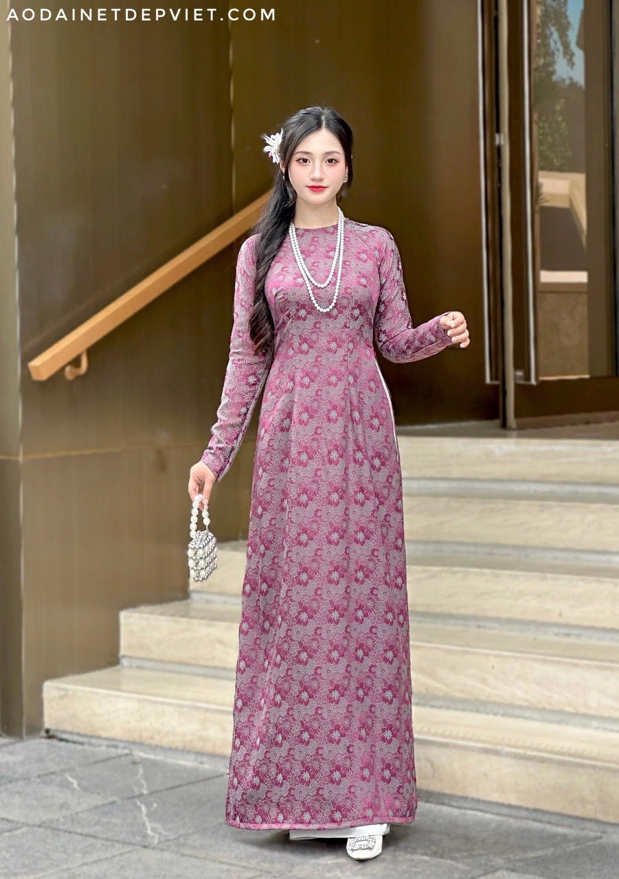 Áo Dài Tơ Lụa- Cao Cấp | Vietnamese women's ao dai | Ao dai special events