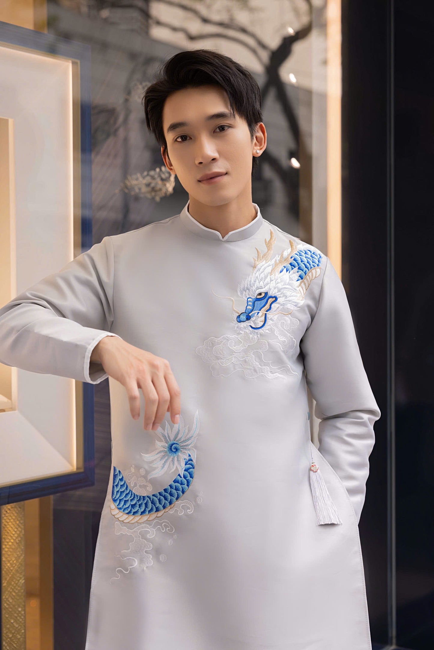 Men Ao Dai - Long Vĩ Ao Dai