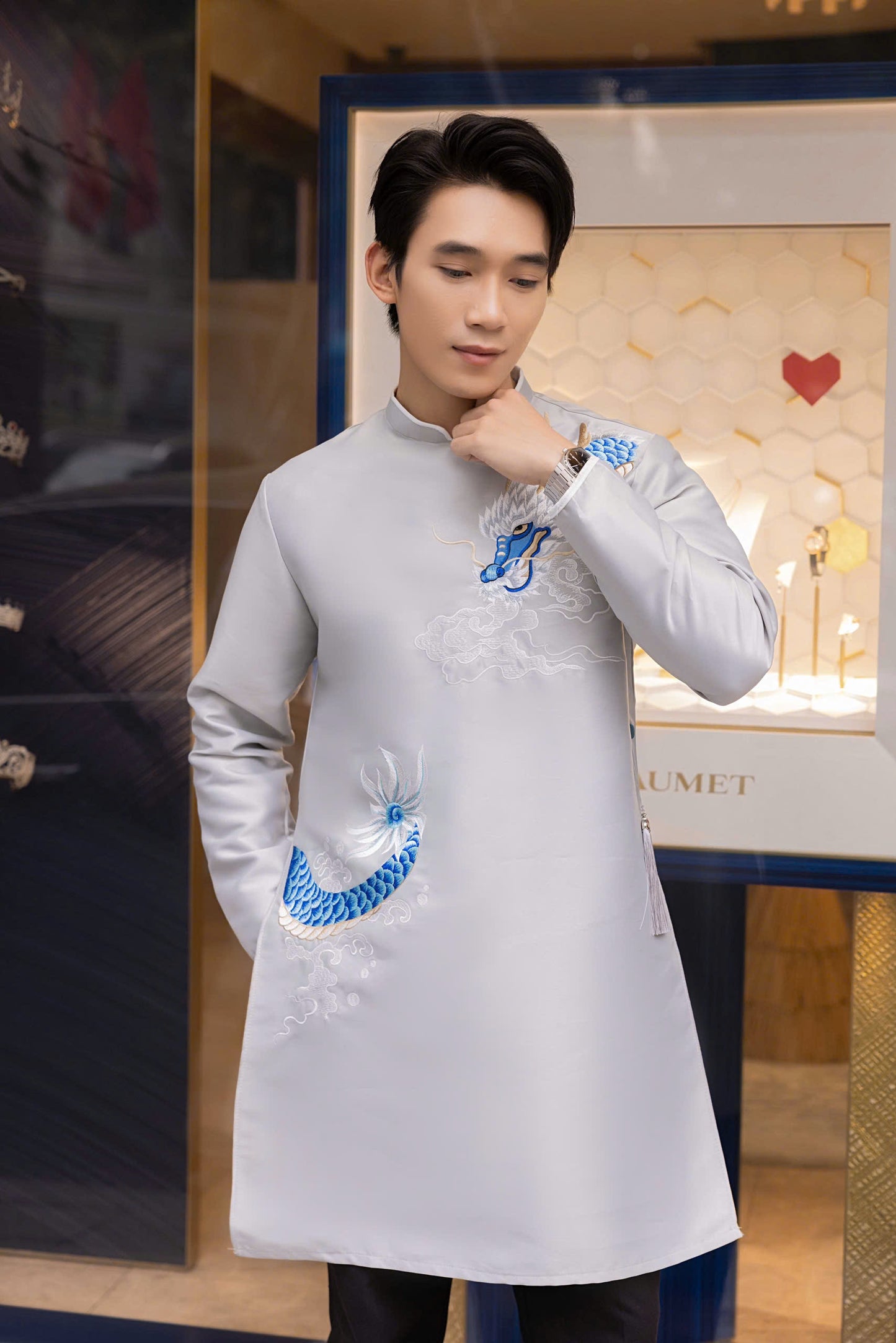 Men Ao Dai - Long Vĩ Ao Dai