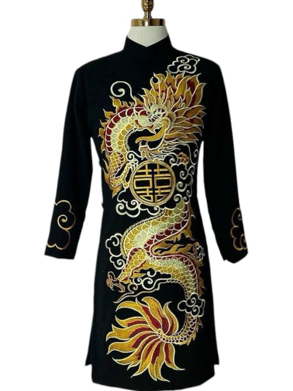 Gia Long Ao Dai Men - Dragon Embroidery Ao Dai