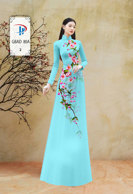 Blossom Floral Ao Dai - Vietnamese Long Dress Ao Dai - Áo Dài Bộ