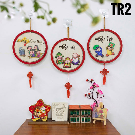 Tết Decoration | Vietnamese Decorative Wood Board Decor | Vietnamese Quotes Hanging Board