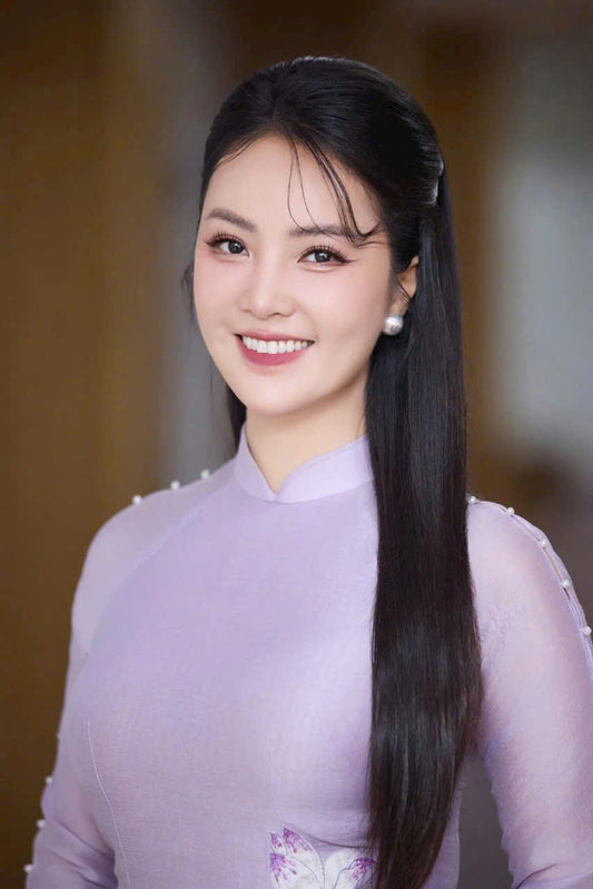 Pastel Split Sleeves Ao Dai For Women | Traditional Ao Dai Vietnam