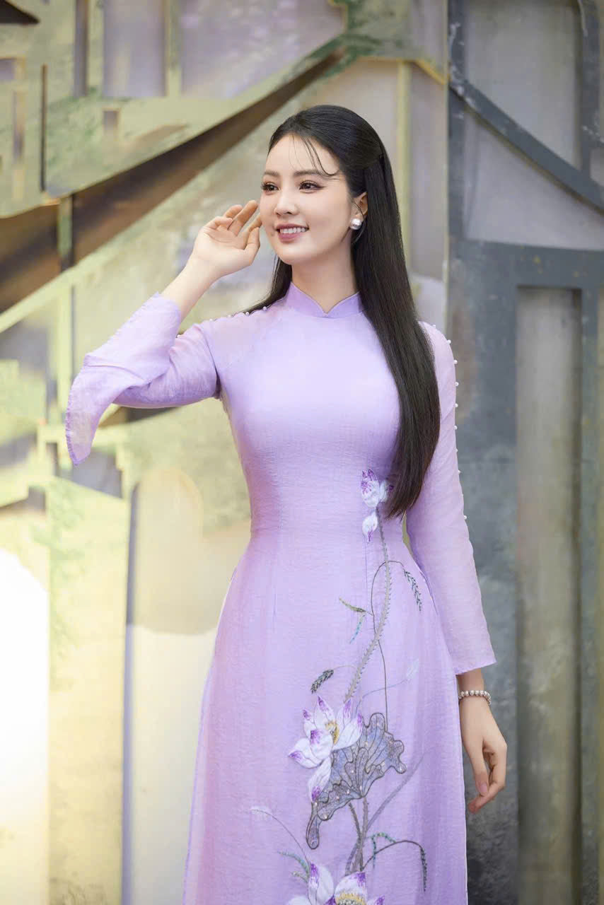 Pastel Split Sleeves Ao Dai For Women | Traditional Ao Dai Vietnam