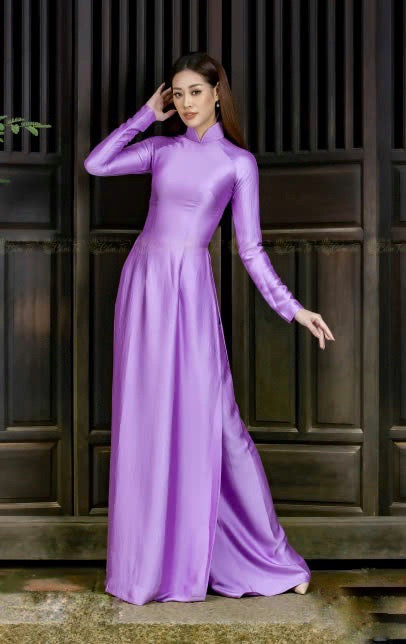 Vietnamese Traditional Ao Dai Dress - Áo Dài Lụa Hai Da