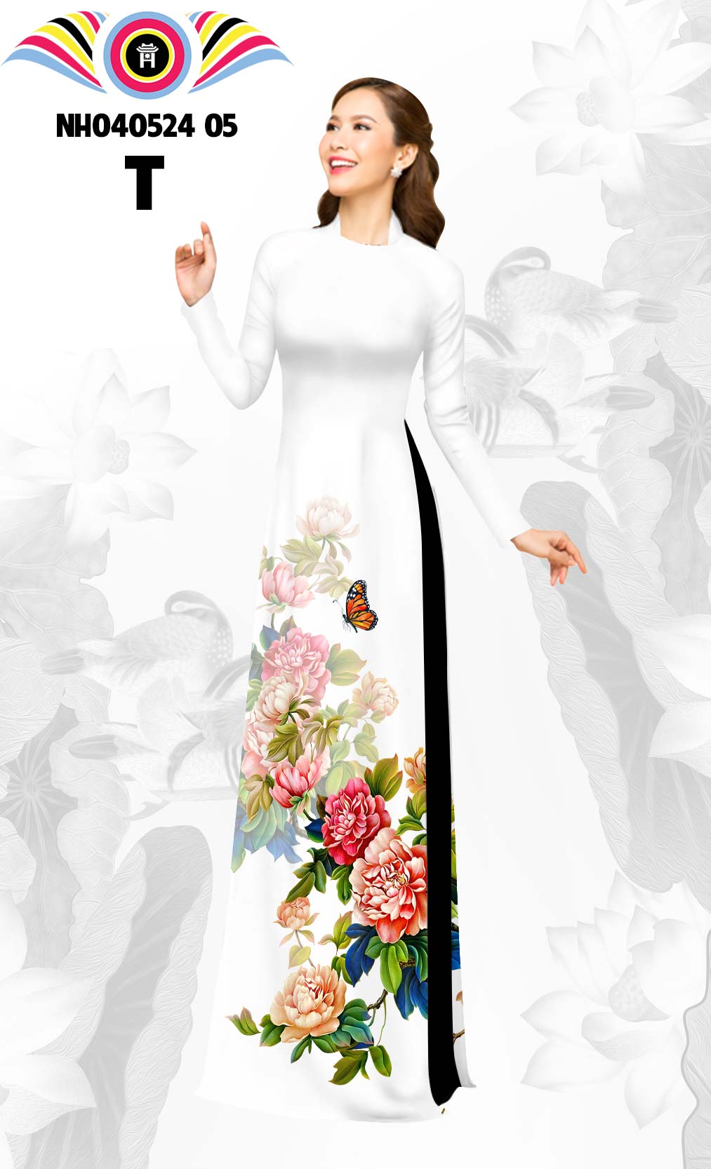 3D Printed Ao Dai Women - Vietnamese Long Dress Ao Dai - Áo Dài Bộ
