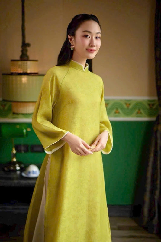 NGUYỆT Shifted Ao Dai Women | Vietnamese Ao Dai Dress