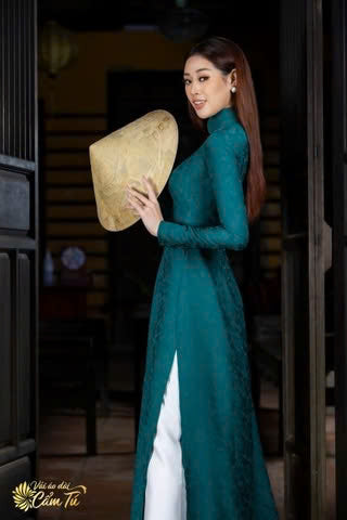 Indigo Gam Ao Dai Dress-Ao Dai Xanh Rieu | Pre made ao dai for women | Vietnamese long dress