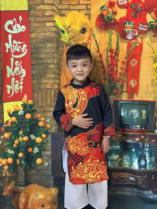 Boy Vietnamese Ao Dai Dress | Ao Dai Kids Boy