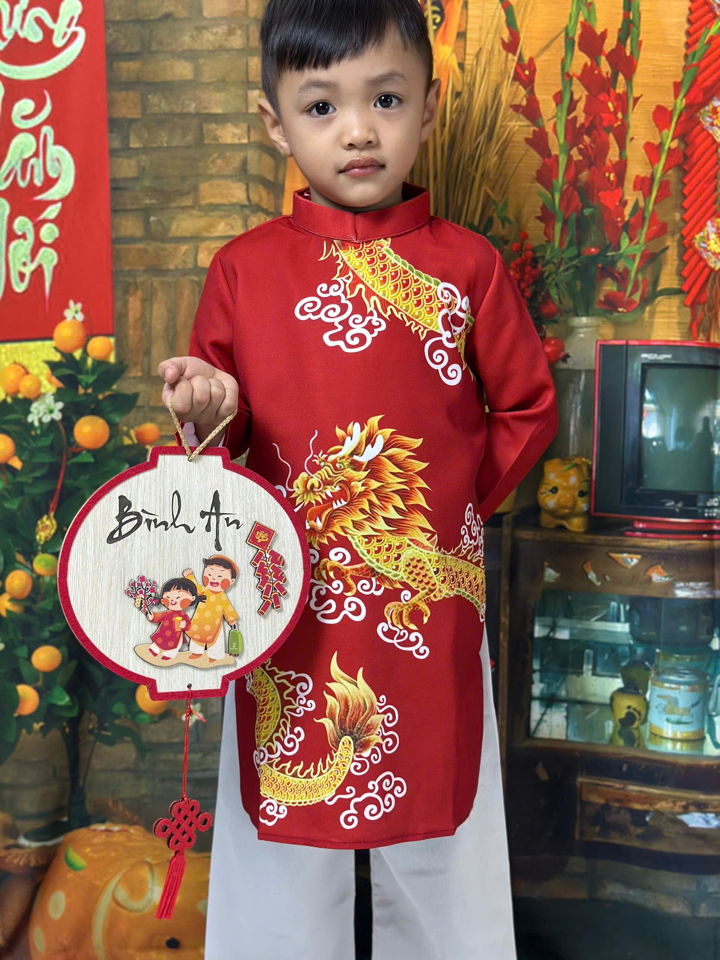 Boy Vietnamese Ao Dai Dress | Vietnamese Ao Dai