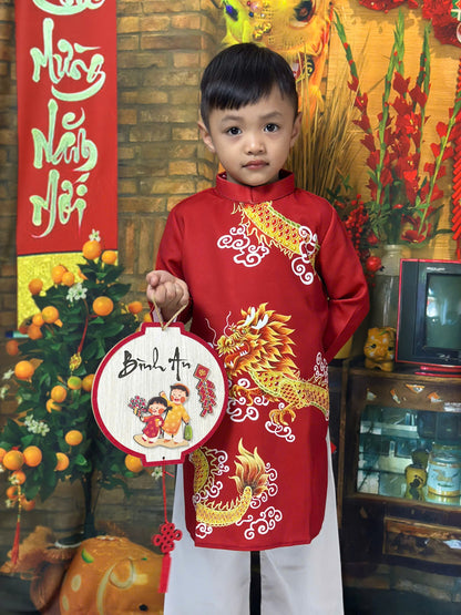 Boy Vietnamese Ao Dai Dress | Vietnamese Ao Dai