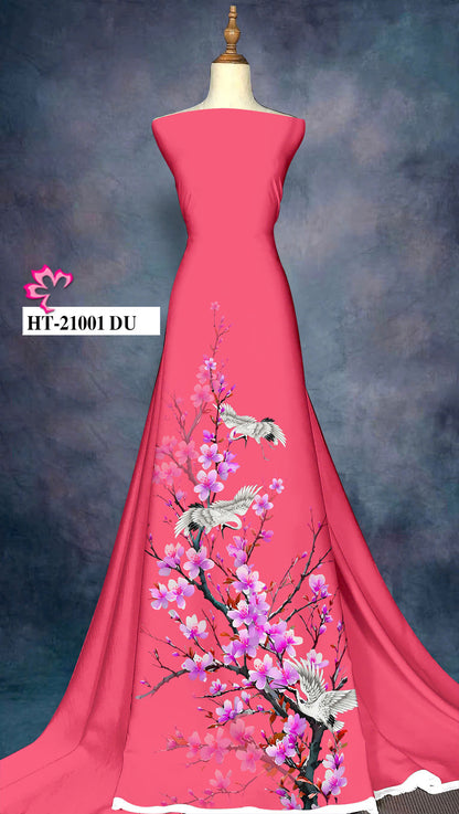 Pre-order: 3D Printed Women Ao Dai Set | Traditional Vietnamese Dress for Women