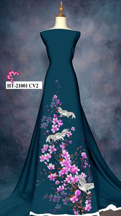 Pre-order: 3D Printed Women Ao Dai Set | Traditional Vietnamese Dress for Women