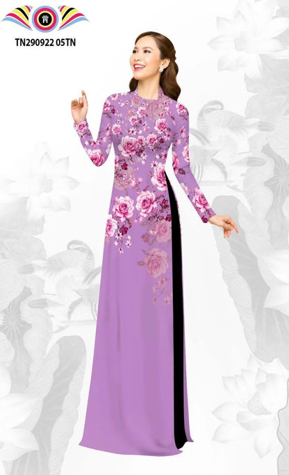 Pre-order Ao Dai For Women-Traditional Neck Ao Dai