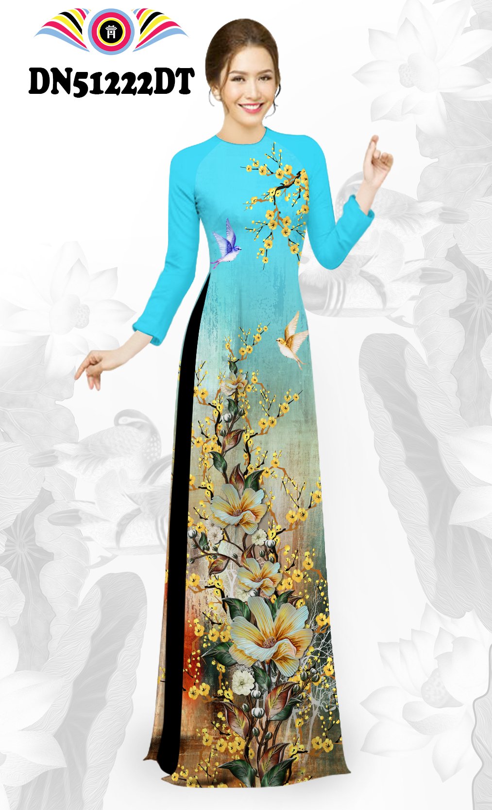 Pre-made Ao Dai For Women - Vietnamese Traditional Ao Dai