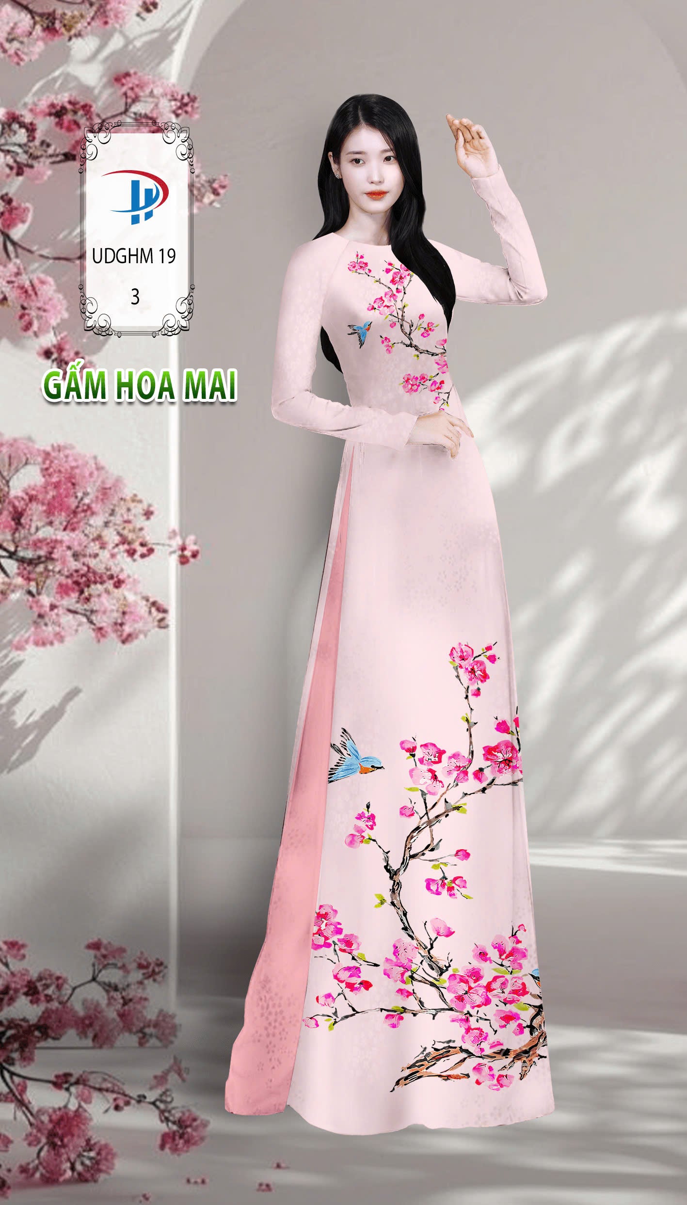 Pre-made 3D Printed Ao Dai - Vietnamese Ao Dai For Women