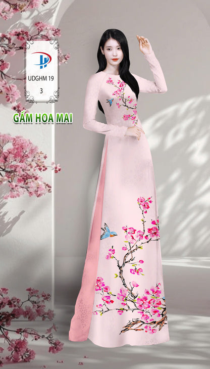 Pre-made 3D Printed Ao Dai - Vietnamese Ao Dai For Women