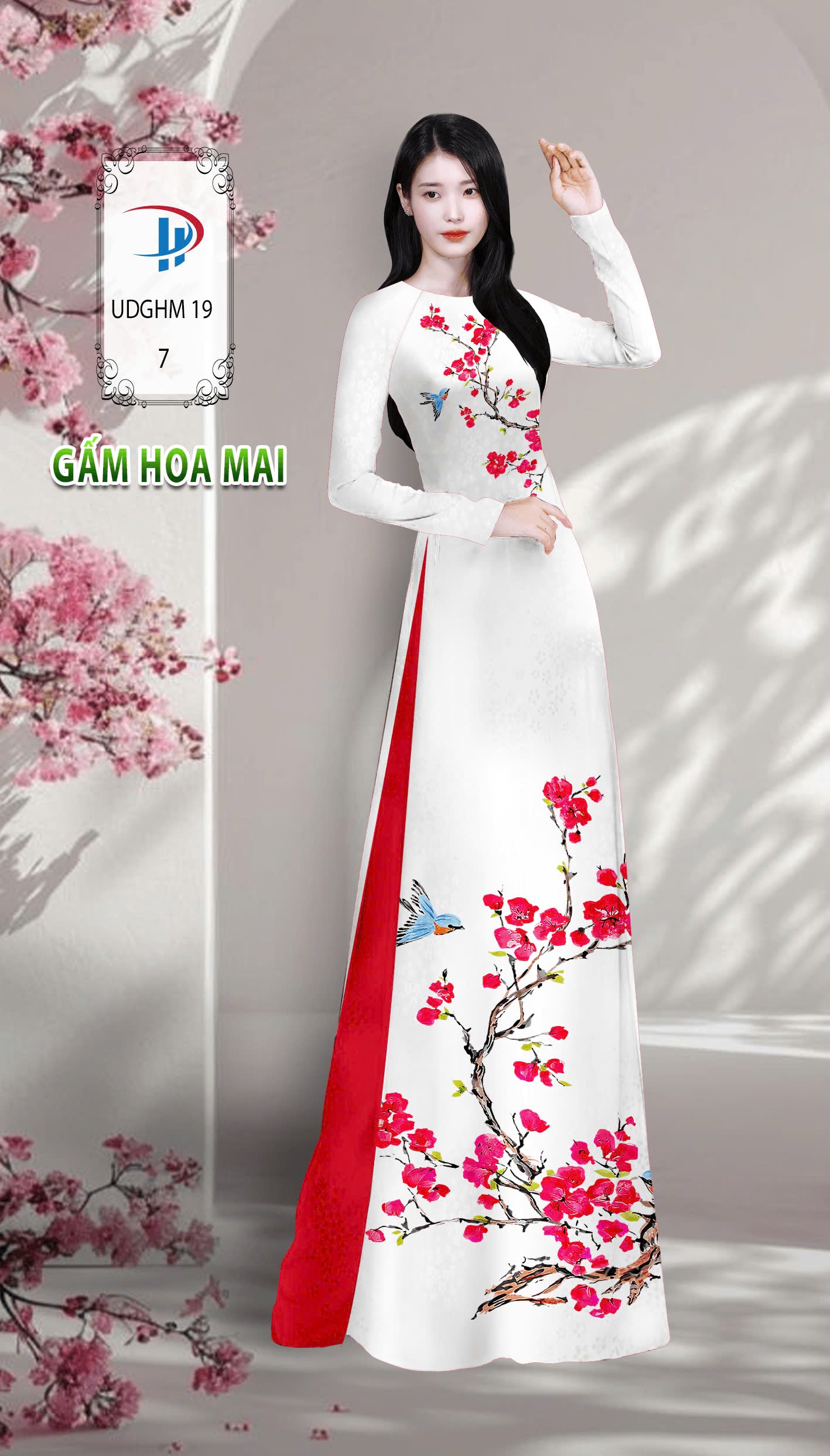 Pre-made 3D Printed Ao Dai - Vietnamese Ao Dai For Women