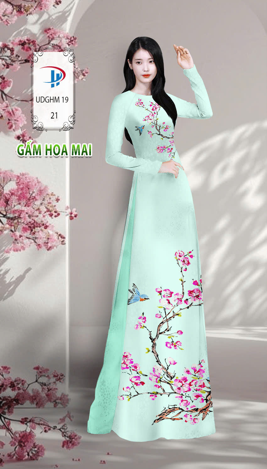 Pre-made 3D Printed Ao Dai - Vietnamese Ao Dai For Women