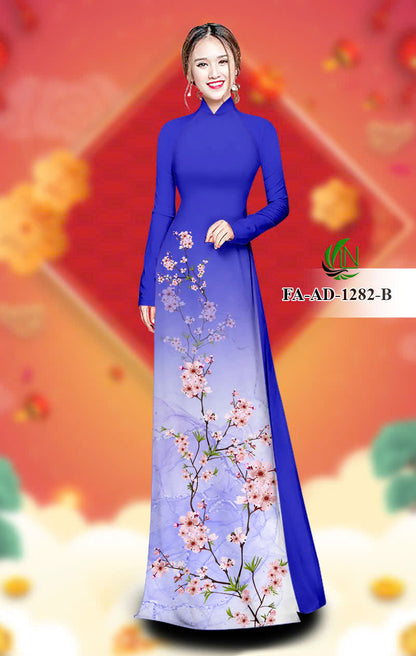 Pre-order: 3D Printed Women Ao Dai with Pants | Uniform Ao Dai | Customized Ao Dai