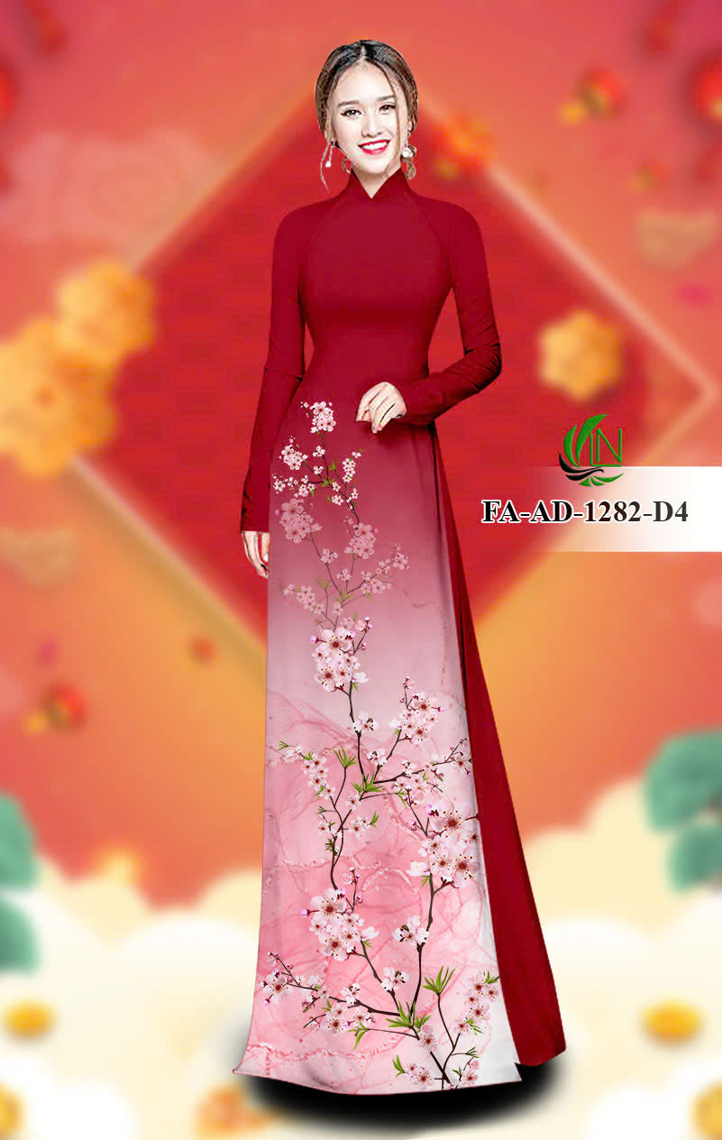 Pre-order: 3D Printed Women Ao Dai with Pants | Uniform Ao Dai | Customized Ao Dai
