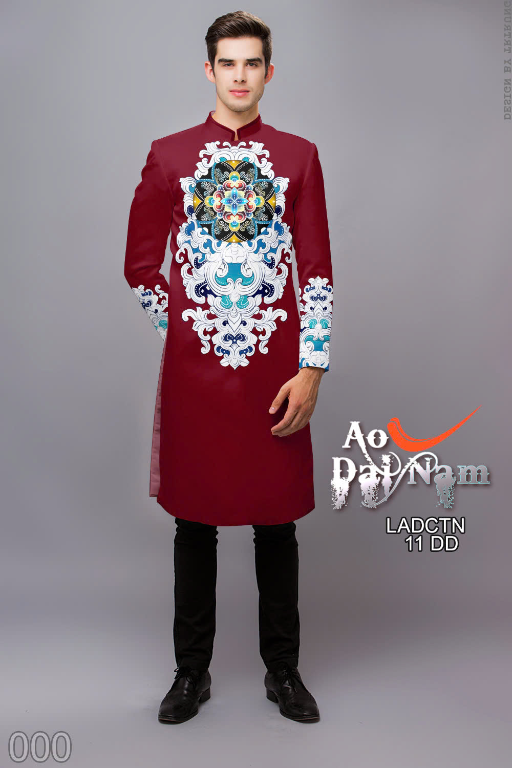 Pre-order Traditional Ao Dai For Men - 3D Printed Ao Dai Men