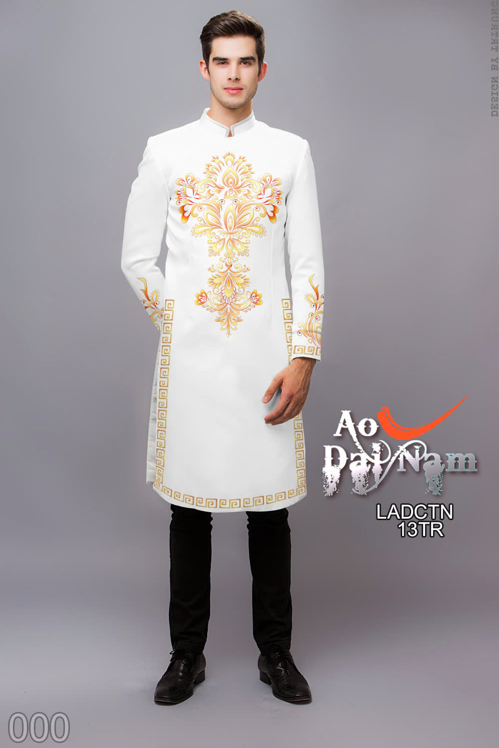 Pre-order Modern Ao Dai For Men - 3D Printed Ao Dai Men