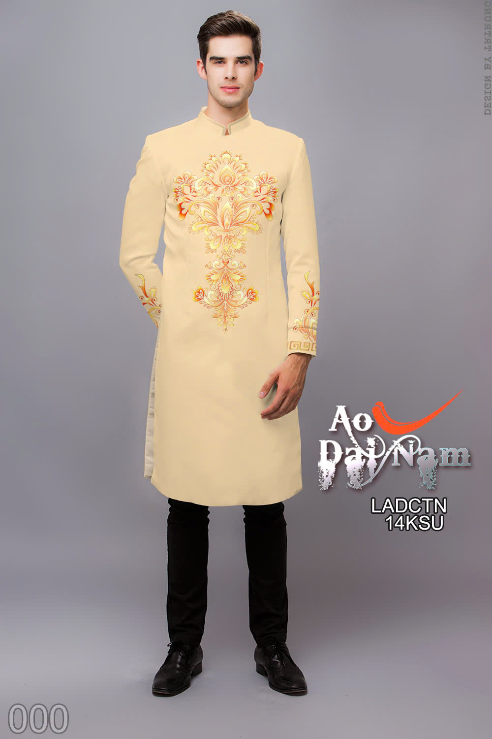 Pre-order Modern Ao Dai For Men - 3D Printed Ao Dai Men