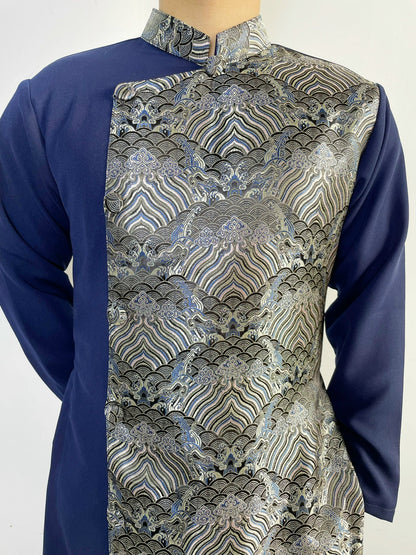 Men Damark Gam Ao Dai | Pre-made Traditional Vietnamese Ao Dai