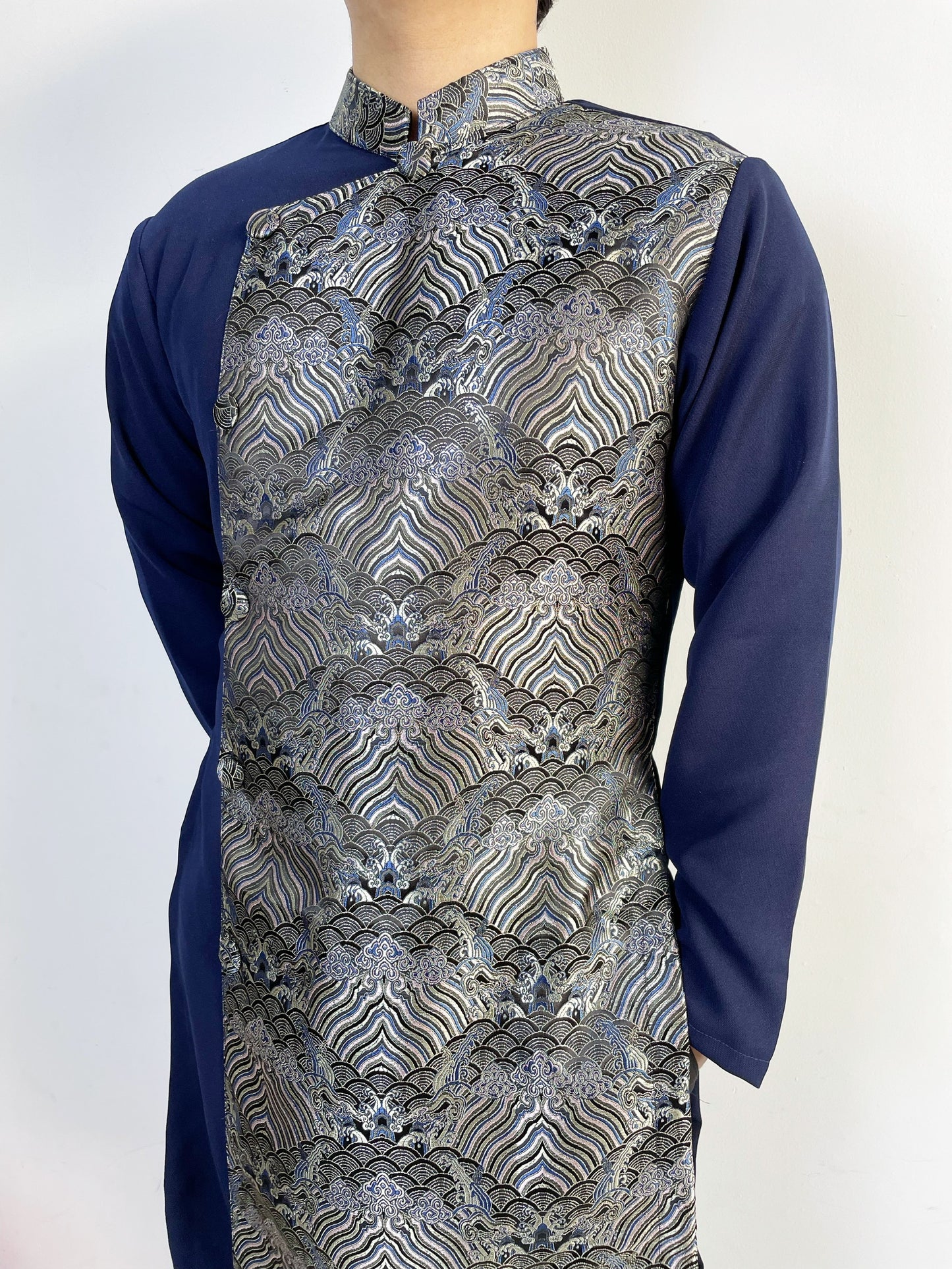 Men Damark Gam Ao Dai | Pre-made Traditional Vietnamese Ao Dai