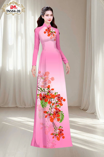 Pre-order: Traditional Vietnamese Ao Dai | Ao Dai Viet Nam | Áo Dài Hoa Phượng