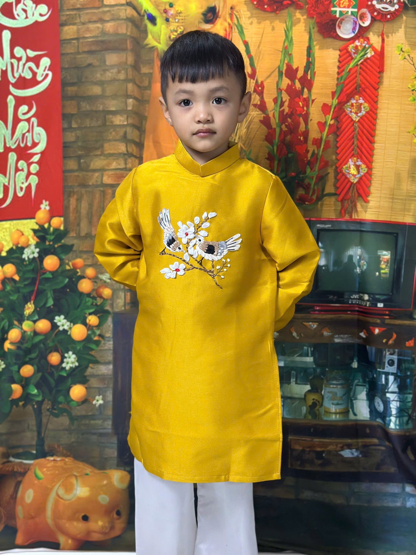 Boy Vietnamese Ao Dai Dress | Vietnamese Ao Dai- Ao Dai Top