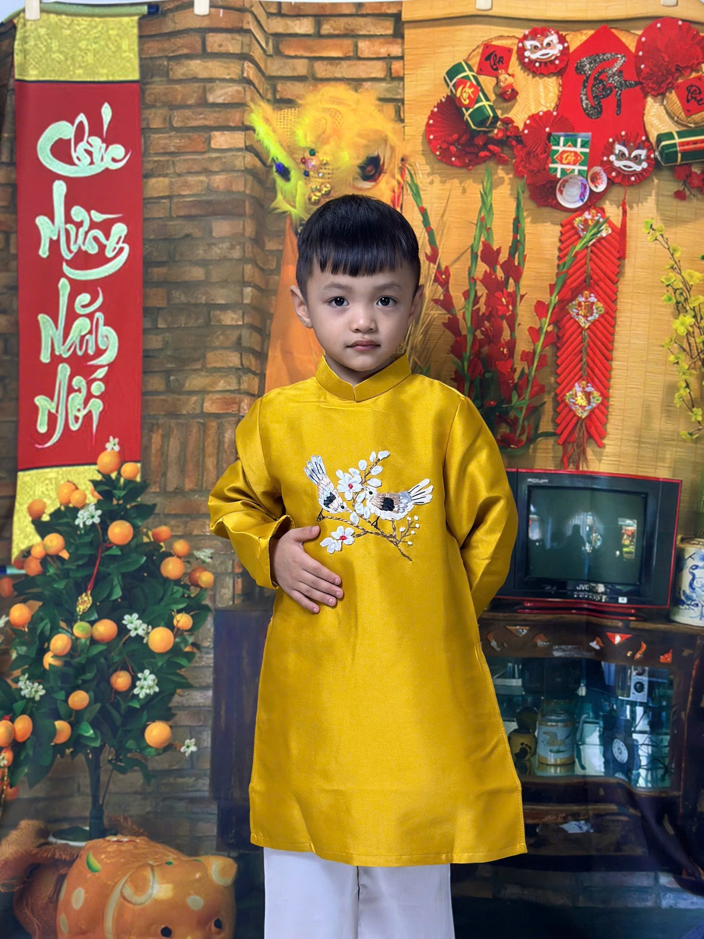 Boy Vietnamese Ao Dai Dress | Vietnamese Ao Dai- Ao Dai Top