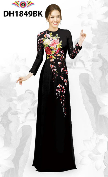 Pre-order: 3D Printed Ao Dai Women - Vietnamese Long Dress Ao Dai
