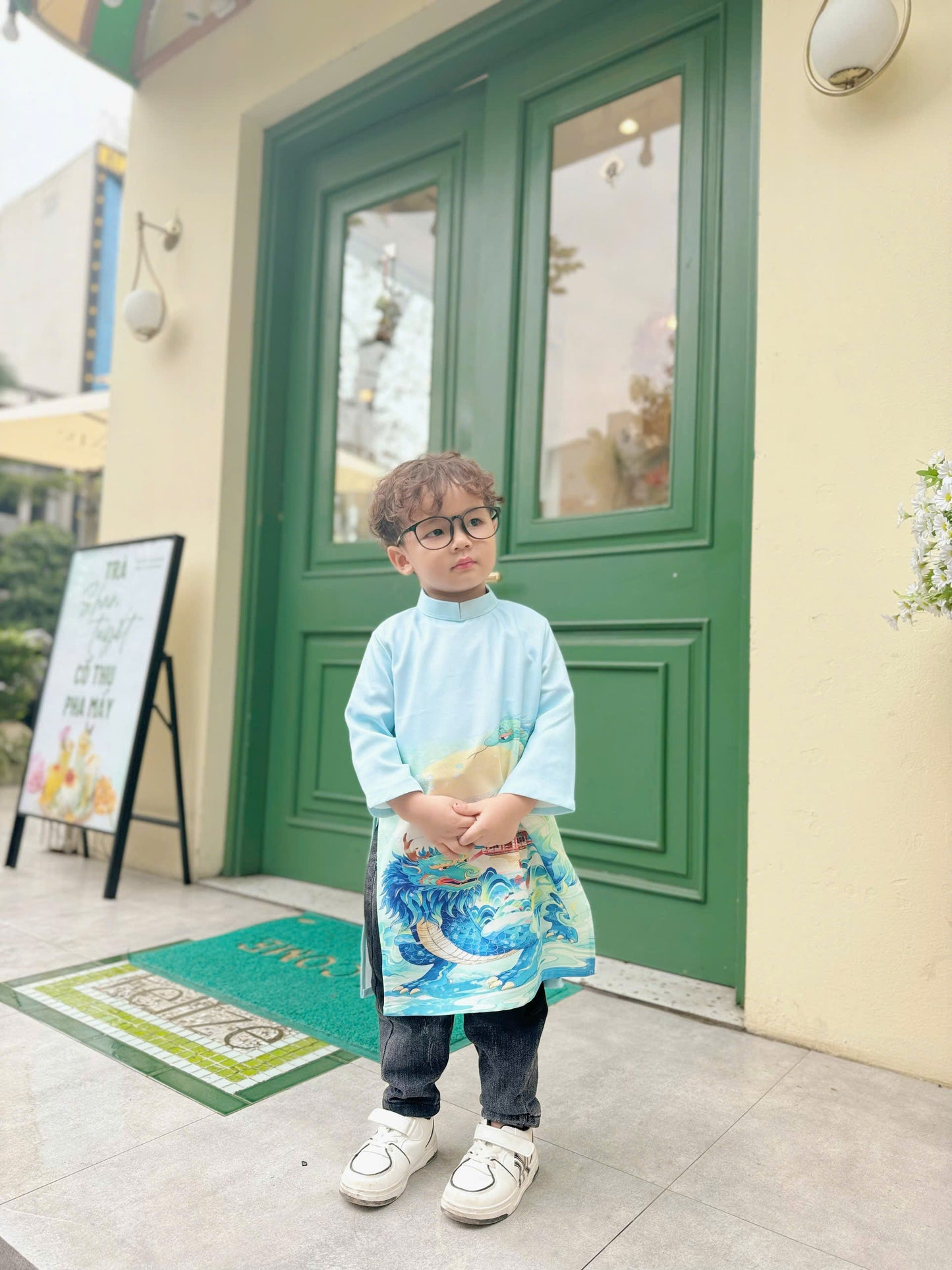 Vietnamese Ao Dai For Boy - Áo Dài Bé Trai